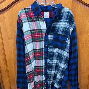 Brooks Brothers Blue and Red Plaid Button Down Shirt